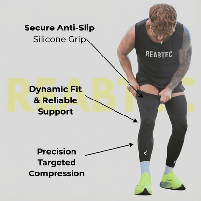 KniTec V2 - Compression Sleeves For Knees and Legs - ReabTec